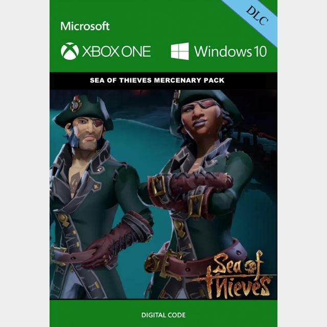 Sea of Thieves Mercenary Pack DLC Xbox one/Windows 10 Key/Code Global