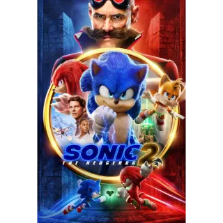 Sonic the Hedgehog 2 | 4K/UHD | VUDU or 4K/UHD iTunes