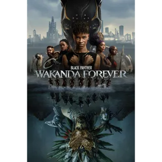 Black Panther: Wakanda Forever 4K/UHD VUDU or 4K/UHD iTunes via MA