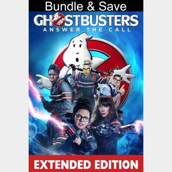 Ghostbusters Answer the Call Theatrical + Extended HDX VUDU or HD