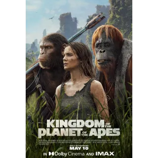 Kingdom Of The Planet Of The Apes HDX VUDU OR HD ITUNES VIA MA