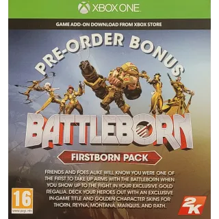 INSTANT DELIVERY Battleborn Firstborn Pack DLC Xbox One Key/Code Global