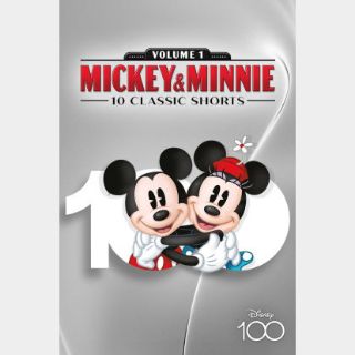 Mickey & Friends 10 Classic Shorts (Volume 1) HDX VUDU or HD iTunes via MA