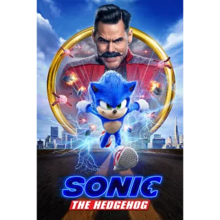 Sonic the Hedgehog Digital Code | HDX | VUDU or 4K iTunes