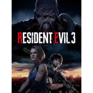 Resident Evil 3 Remake Steam Key/Code Global
