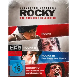 Rocky: The Knockout Collection 4K VUDU