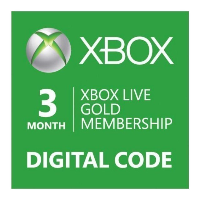 xbox live gold membership gift card