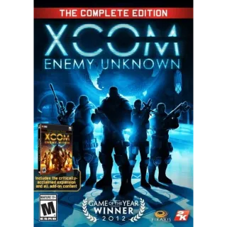 XCOM: Enemy Unknown - The Complete Edition Steam Key/Code Global