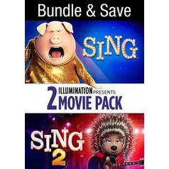Sing 2-Movie Pack (Sing 1+2) | HDX | VUDU or HD iTunes via MA