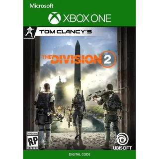 Tom Clancy's The Division 2 𝟰𝗞 𝗛𝗗𝗥 Xbox One Key/Code US