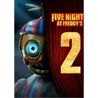 Five nights at Freddy's 2 HDX VUDU or HD iTunes via MA