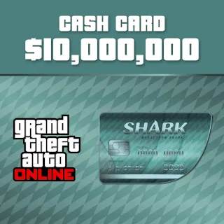 Megalodon Shark Cash Card PC 10000000