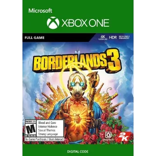 Borderlands 3 Xbox One Key/Code USA