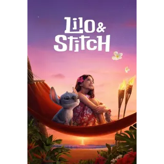 Lilo & Stitch 2025 HDX VUDU or HD iTunes via MA