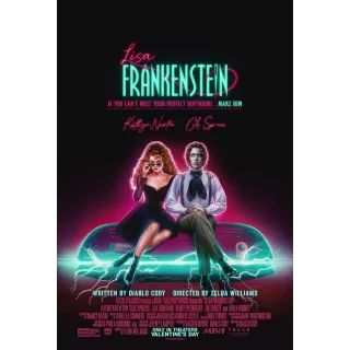 Lisa Frankenstein HDX VUDU OR ITUNES VIA MA