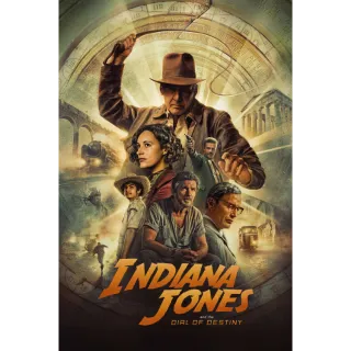 Indiana Jones and the Dial of Destiny HDX VUDU or HD iTunes via MA
