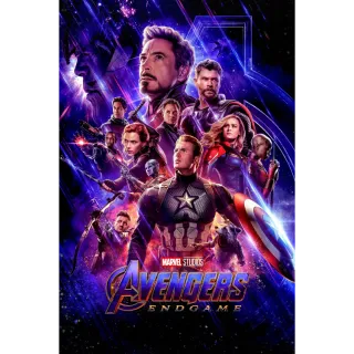 INSTANT DELIVERY Avengers: Endgame | 4K/UHD | VUDU or 4K/UHD iTunes via MA