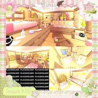 Warm Wood Cottage Nature Adopt Me Home House Build Pet Grind House