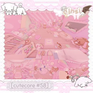 Sanrio / San-X / Molang Kawaii Cutecore Adopt Me Home House Build Pet Grind House