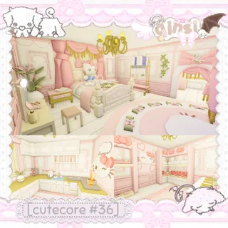 Sanrio Kawaii Cutecore Adopt Me Home House Build