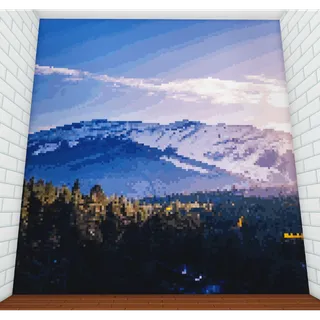 adopt me pixel art mountain
