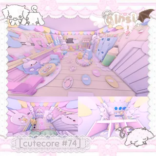 adopt me simple cutecore molang daycare house