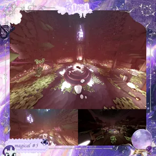 Enchanted Underground Cavern Magical Adopt Me Home House Build