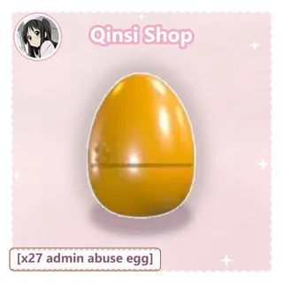 x27 admin abuse egg