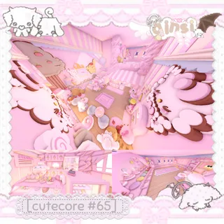 Sanrio Kawaii Cutecore Adopt Me Home House Build Pet Grind House