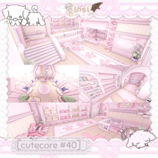 Pink Pastel Shop Kawaii Cutecore Adopt Me Home House Build Pet Grind House