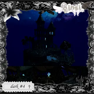 Black Gothic Castle Dark Adopt Me Home House Build