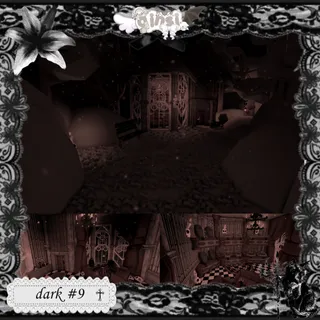 Gothic Forest Cottage Dark Adopt Me Home House Build