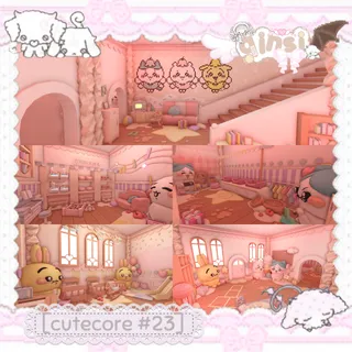 adopt me cutecore chikawa and friends house