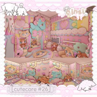 adopt me cutecore toki doki x kitties pastel house