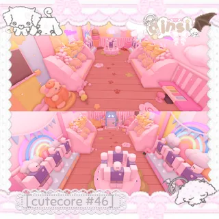 Pink Pumpkin Kawaii Cutecore Adopt Me Home House Build Pet Grind House