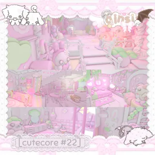 Sanrio Strawberry Kawaii Cutecore Adopt Me Home House Build