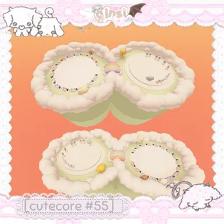 Sanrio Cloud Bowl Rainbow Bridge Pet Grind House Kawaii Cutecore Adopt Me Home House Build
