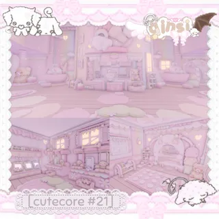 adopt me cutecore pastel bear icecream house