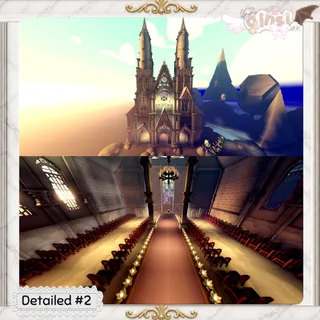Gothic Cathedral Detailed Adopt Me Home House Build