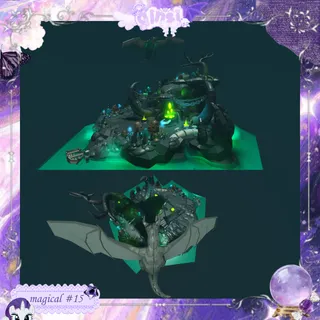 Dragon Lair Island Magical Adopt Me Home House Build