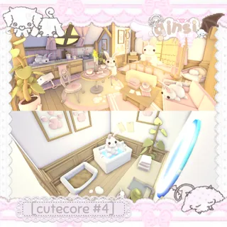adopt me cutecore bunny house