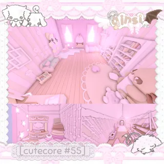 adopt me simple pink sweets kitty house