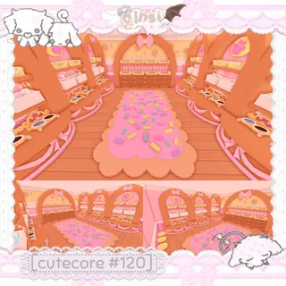 Brown Kawaii Cutecore Adopt Me Home House Build Pet Grind House