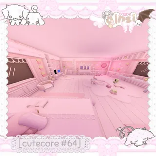 adopt me simple cutecore strawberry bedroom