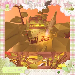 adopt me nature cozy roses forest cabin