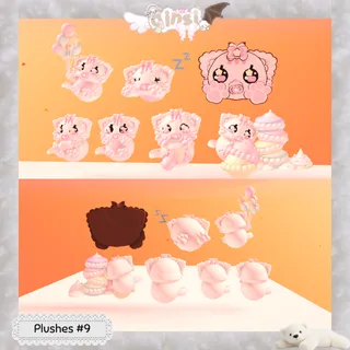 Baby Kitten Pose Adopt Me Plushes Pack