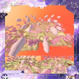 Pink Magical Fantasy Adopt Me Home House Build
