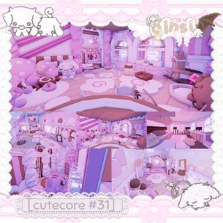Neapolitan Kitty Kawaii Cutecore Adopt Me Home House Build