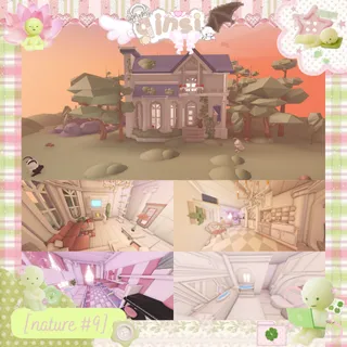 adopt me nature coquette baby blue house