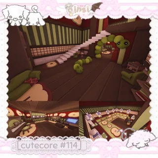Apple Caterpillar Fruit Kawaii Cutecore Adopt Me Home House Build Pet Grind House